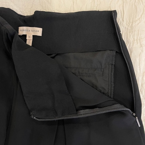 Rebecca Taylor Size 4 Black Skort - Picture 6 of 9